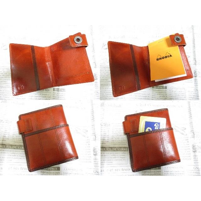 SALE 大特価 メモ帳カバー 本革 ブランド イタリアンレザー ブロック  