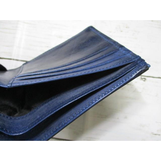 財布 メンズ 二つ折り ブランド アドミラル 本革 牛革 最高級 天然