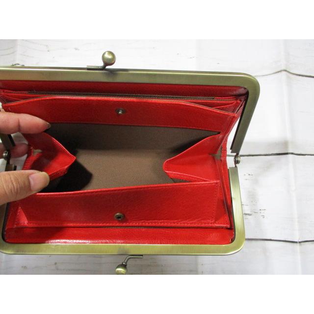 財布 レディース 長財布 がま口 束入れ ブランド フェランド 本革 牛革