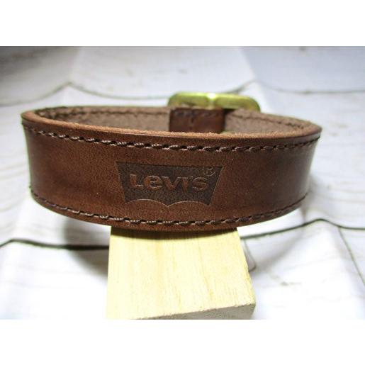 Levi's ブレスレット メンズ リーバイス ブランド 本革 レザー