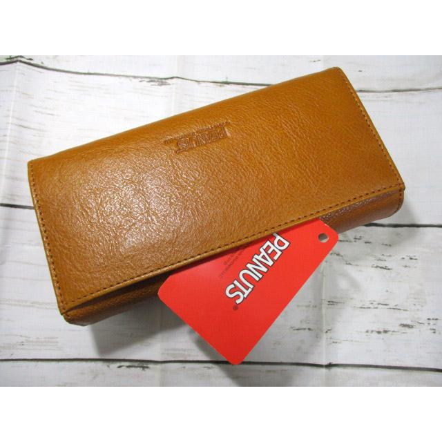 SNOOPY（スヌーピー） 財布 レディース 長財布 かぶせ ブランド 本革