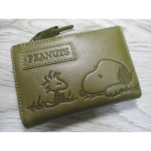 SNOOPY（スヌーピー） 財布 レディース 折財布 Lファスナーラウンド