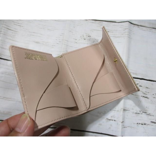 sale スヌーピー 財布 レディース 三つ折り ミニ コンパクト プレミアムエディション ゴールドワンポイント 訳あり おまけ付き SNOOPY（スヌーピー） 財布 レディース 三つ折り ミニ コンパクト