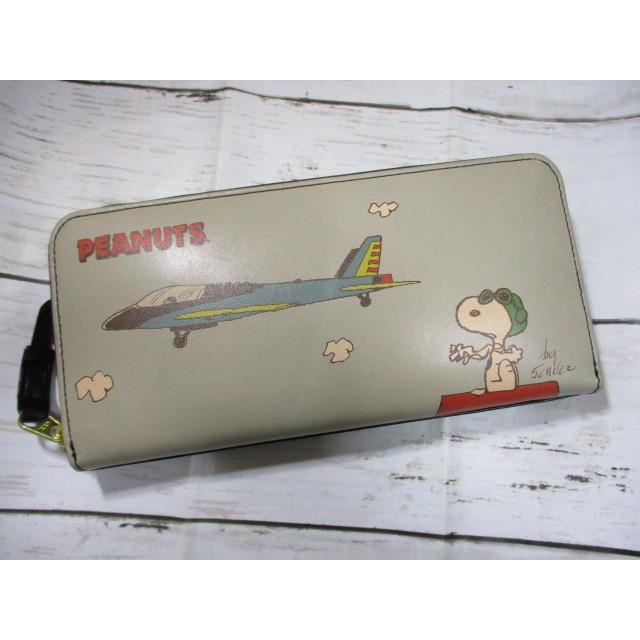 安い購入 財布 レディース 長財布 ラウンド スヌーピー 牛革レザー レトロなコミック フライングエース 毎日配送 Usステッカー おまけ付き 第1位獲得 Nuevo Canecaspulido Com