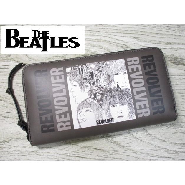 財布 メンズ 長財布 ラウンド クラッチバッグ The Beatles ビートルズ