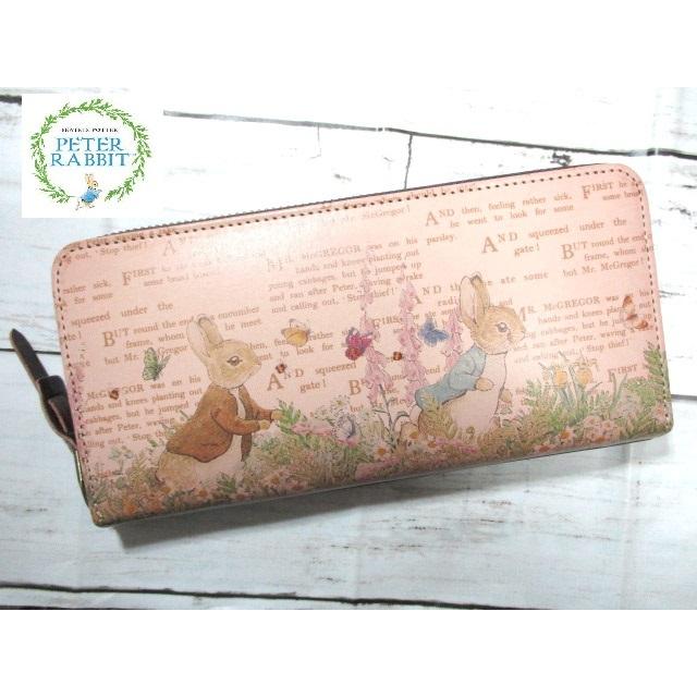 半額 財布 レディース 長財布 ラウンド 長財布 ピーターラビット Spring Peter レディース Rabbit ブランド 絵本から飛び出たようなデザイン おまけ付き Spring 本革 A インクジェット Wasp Little 保証あり