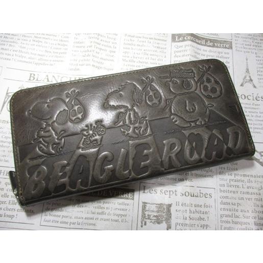 財布 レディース 長財布 ラウンド スヌーピー 牛革 イタリアンレザー 超有名なレコードジャケットのパロディ おまけ付 365日毎日配送 Wap A Little 通販 Yahoo ショッピング