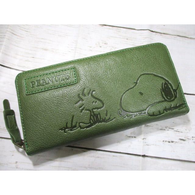 SNOOPY（スヌーピー） 財布 レディース 長財布 ラウンド スヌーピーと