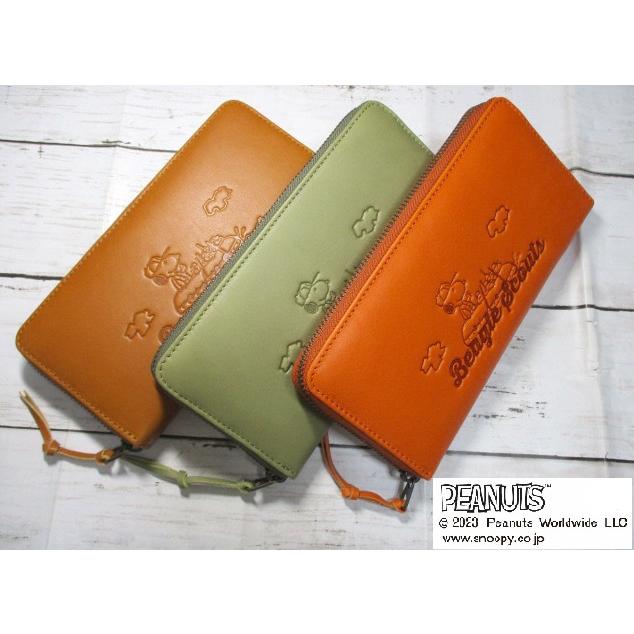 スヌーピー 財布 レディース 長財布 ラウンド SNOOPY 本革 Beagle Scouts ビーグルスカウト 可愛いデザイン 73066 おまけ付き SNOOPY（スヌーピー） 財布 レディース 長財布 ラウンド 本革 Beagle