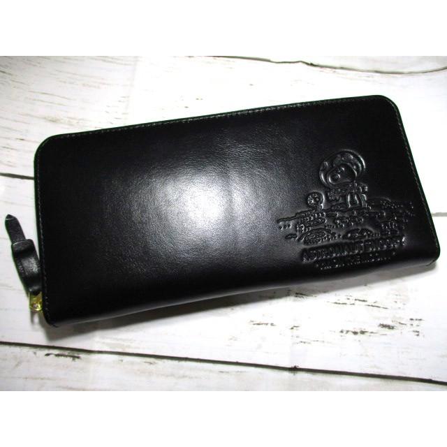 SNOOPY（スヌーピー） 財布 レディース メンズ 長財布 ラウンド 本革