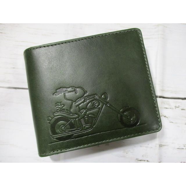 新品 財布 メンズ 二つ折り スヌーピー 本革 ブランド ライダー ブラック！ SNOOPY スヌーピー 財布 二つ折り メンズ 本革 レディース