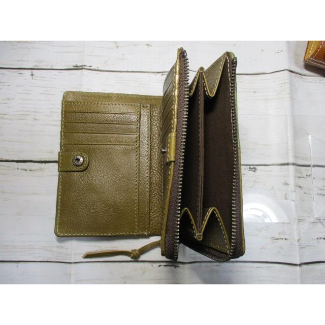 SNOOPY（スヌーピー） 財布 レディース 二つ折り L字ラウンド 本革