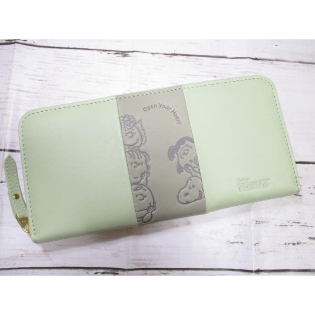 SNOOPY（スヌーピー） 財布 レディース 長財布 ラウンド ブランド 本革