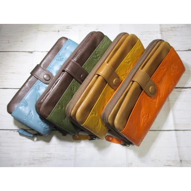 スヌーピー 財布 レディース 長財布 ラウンド SNOOPY ブランド 本革 サーフ new 「Fun Fun Fun」 カラフルデザイン 73461 毎日配送 おまけ付きの画像
