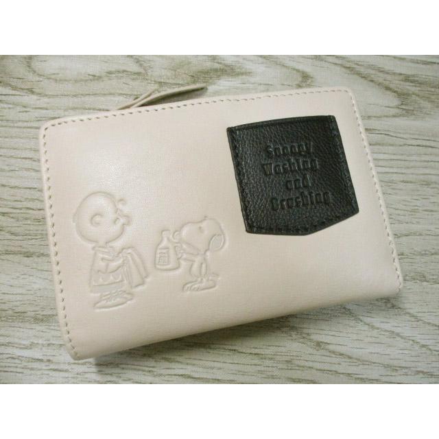 SNOOPY（スヌーピー） 財布 レディース メンズ 二つ折り L字ラウンド