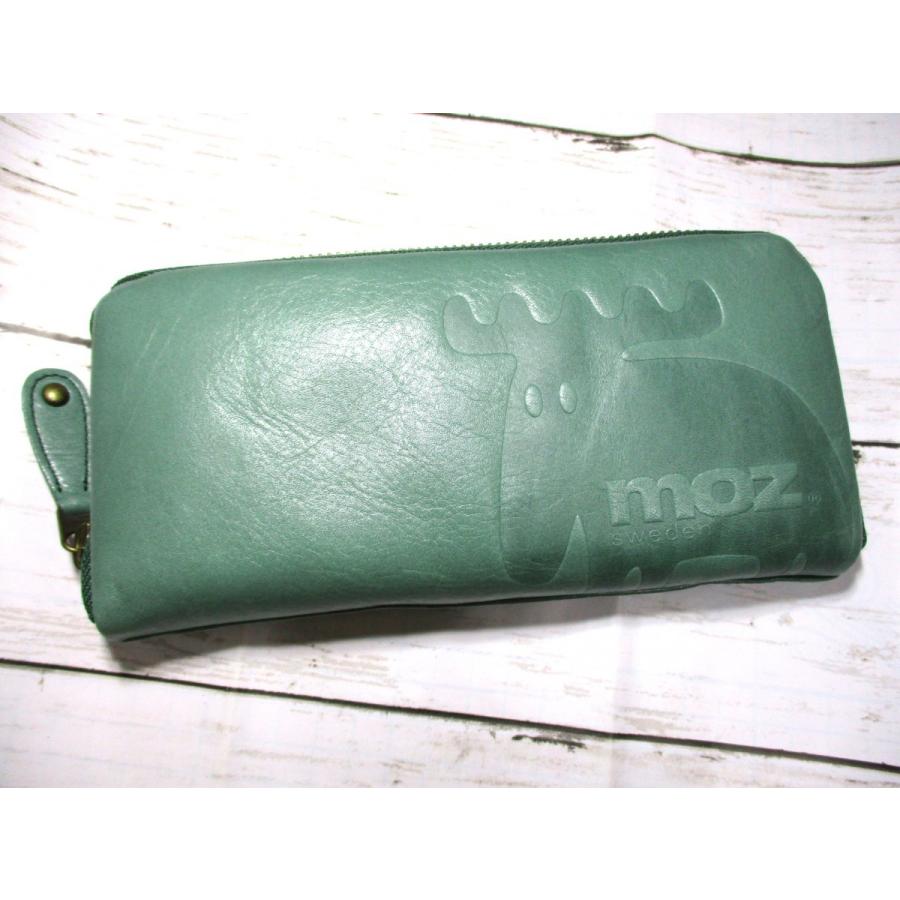 モズ 財布 レディース 長財布 ラウンド moz ブランド 本革 牛革