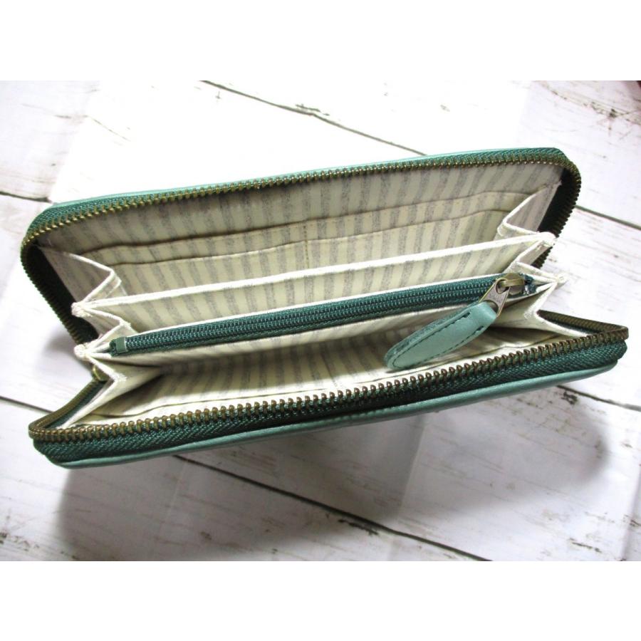 モズ 財布 レディース 長財布 ラウンド moz ブランド 本革 牛革