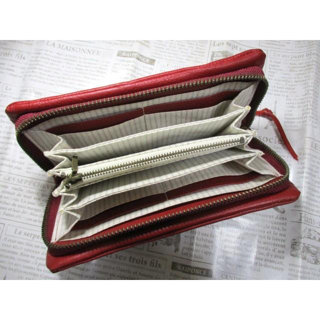 モズ 財布 レディース 長財布 ラウンド moz ブランド 本革 牛革