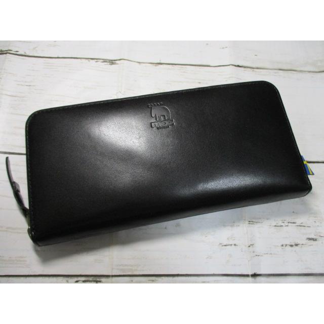 moz（モズ） 財布 メンズ 長財布 ラウンド ブランド 本革 ヌメ革