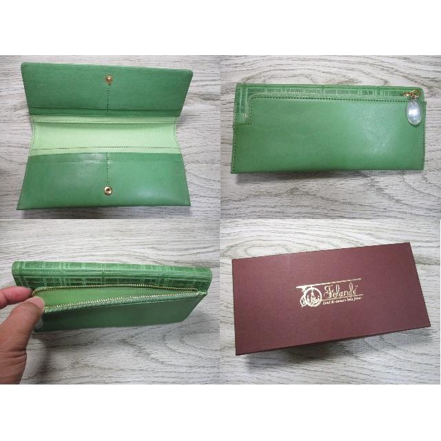 財布 レディース 長財布 かぶせ ブランド フェランド 本革 牛革 ヌメ革