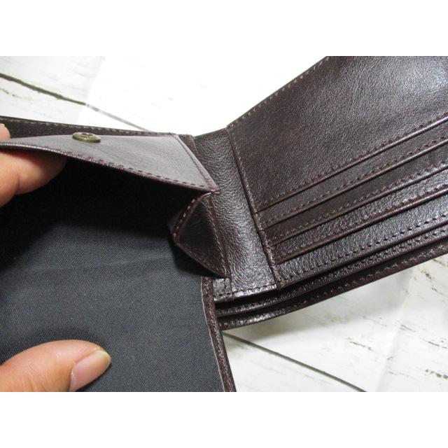 moz（モズ） 財布 メンズ 二つ折り 本革 ブランド シンプルで上品な