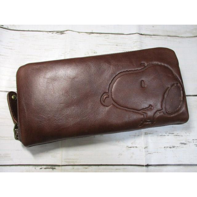 SNOOPY（スヌーピー） 財布 レディース 長財布 ラウンド 本革 MOTHERS