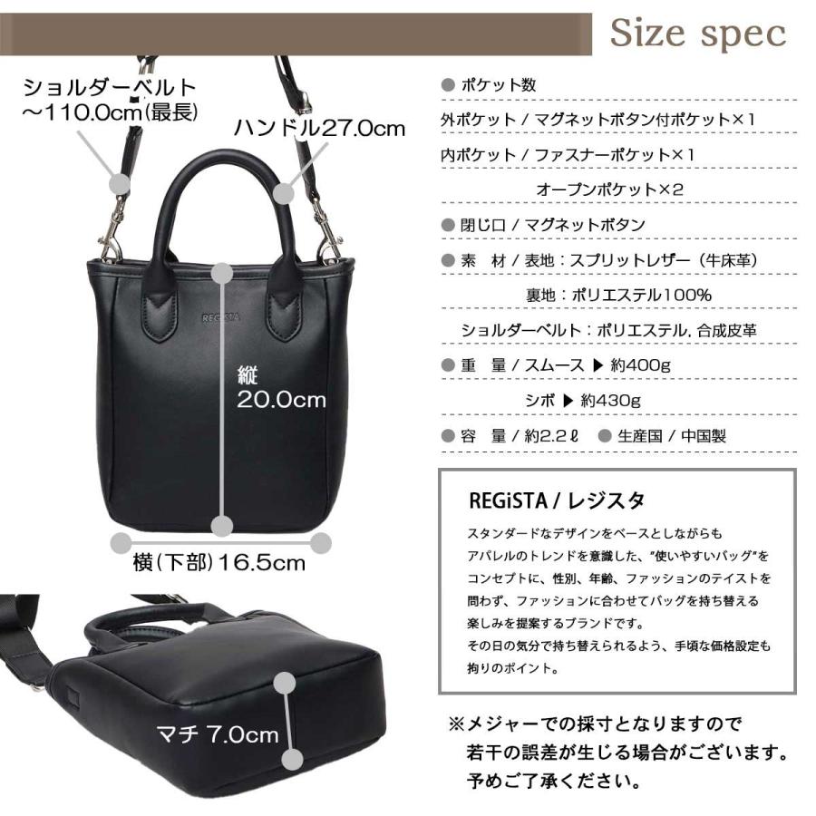REGiSTA（レジスタ） ミニトートバッグ メンズ レディース 2WAY ミニ
