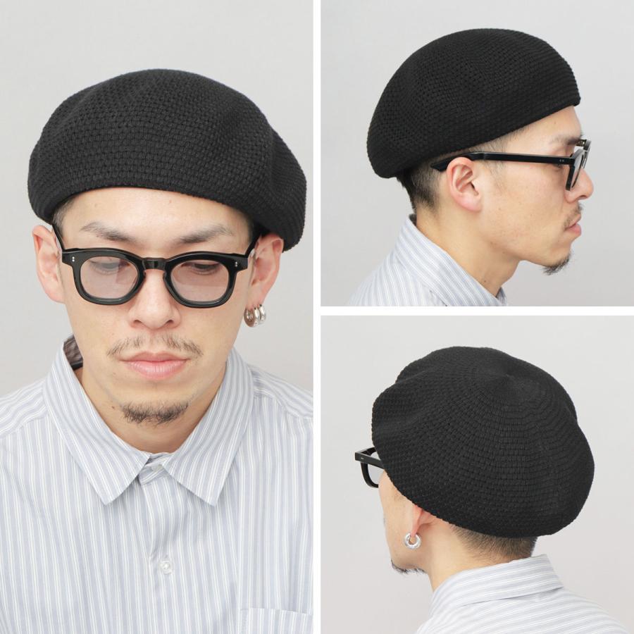 A.M.S. ベレー帽 サーモベレー 帽子 メンズ レディース バンブー 畦