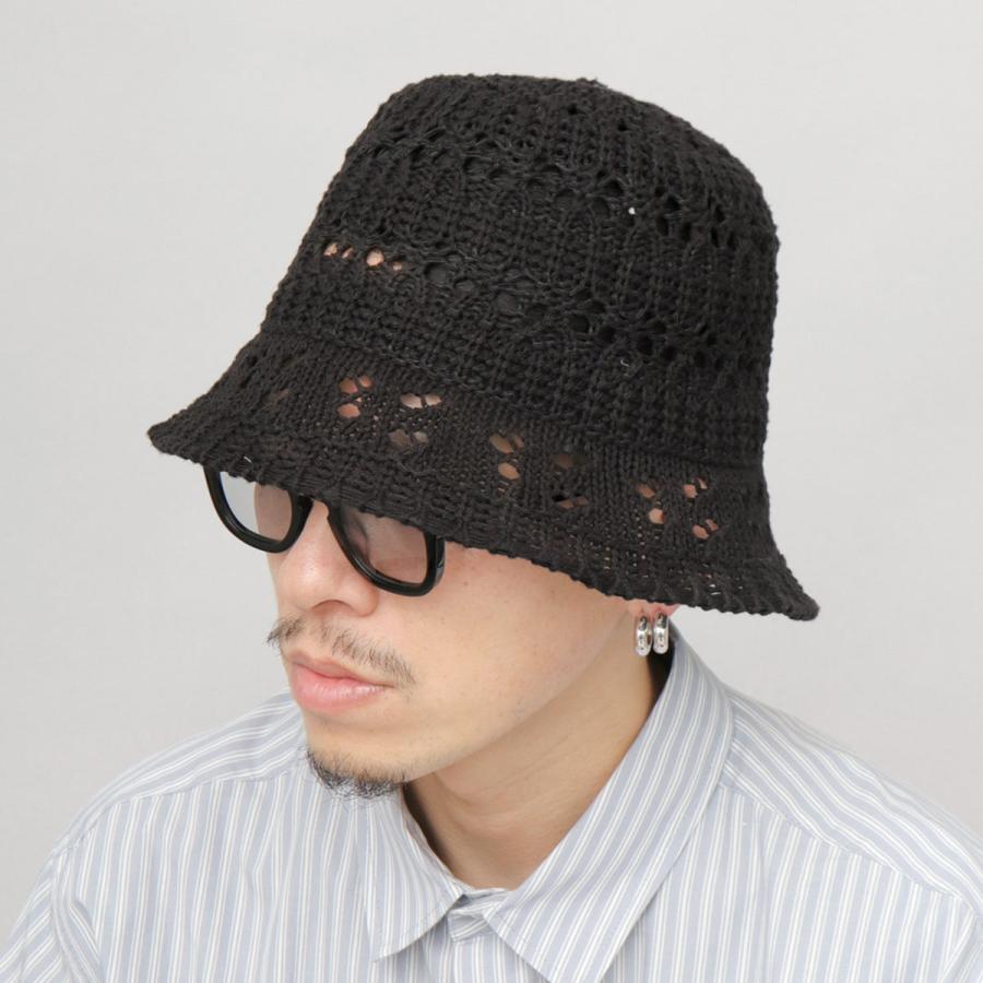 A.M.S. クロシェハット バケットハット メンズ レディース ハット 帽子