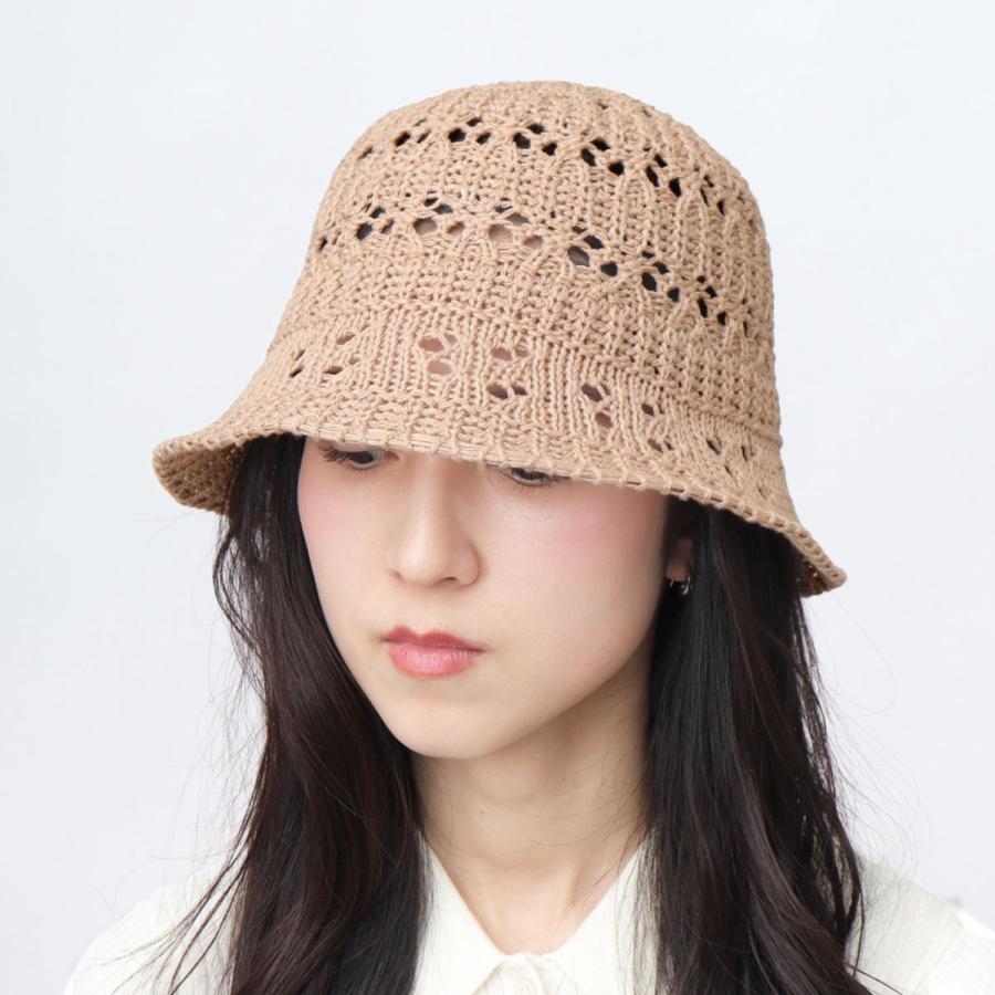 A.M.S. クロシェハット バケットハット メンズ レディース ハット 帽子