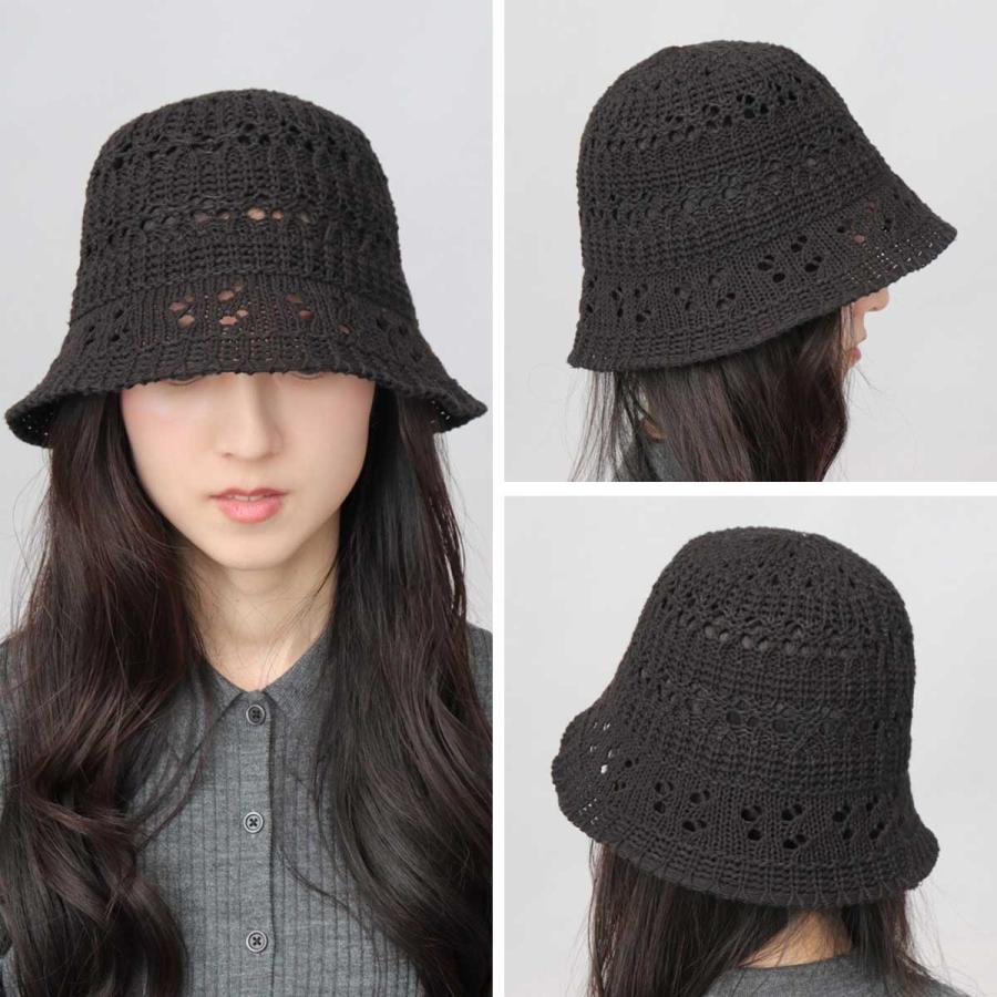 A.M.S. クロシェハット バケットハット メンズ レディース ハット 帽子