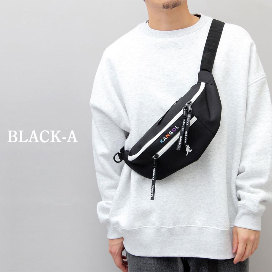 KANGOL（カンゴール） ボディバッグ ウエストポーチ ウエストバッグ