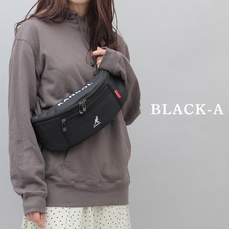 KANGOL（カンゴール） ボディバッグ ウエストポーチ ウエストバッグ