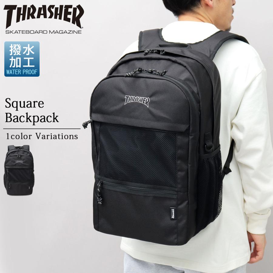 新品スラッシャー THRASHER リュック バックパック　キャップセット THRASHER スラッシャー リュック バックパック 撥水 メンズ