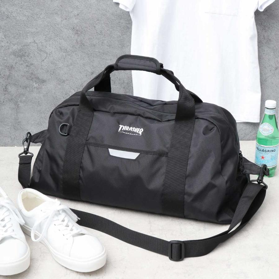 THRASHER ダッフルバッグ ボストンバッグ 黒 大容量 スラッシャー THRASHER THRASHER/スラッシャー 2wayボストンバッグ