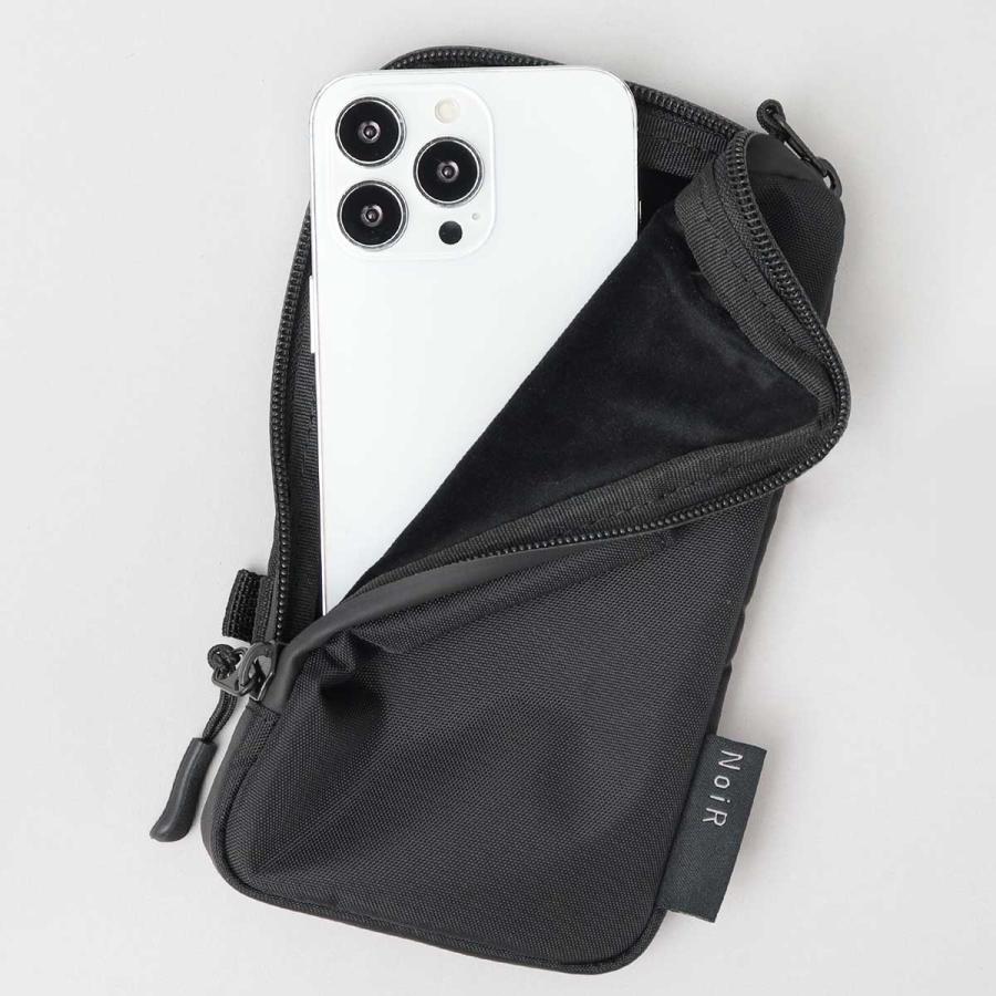 マーノグッズ　黒　マイクロショルダー　スマホショルダー NoiR ノアール マルチショルダーバッグ スマホショルダー ミニポーチ
