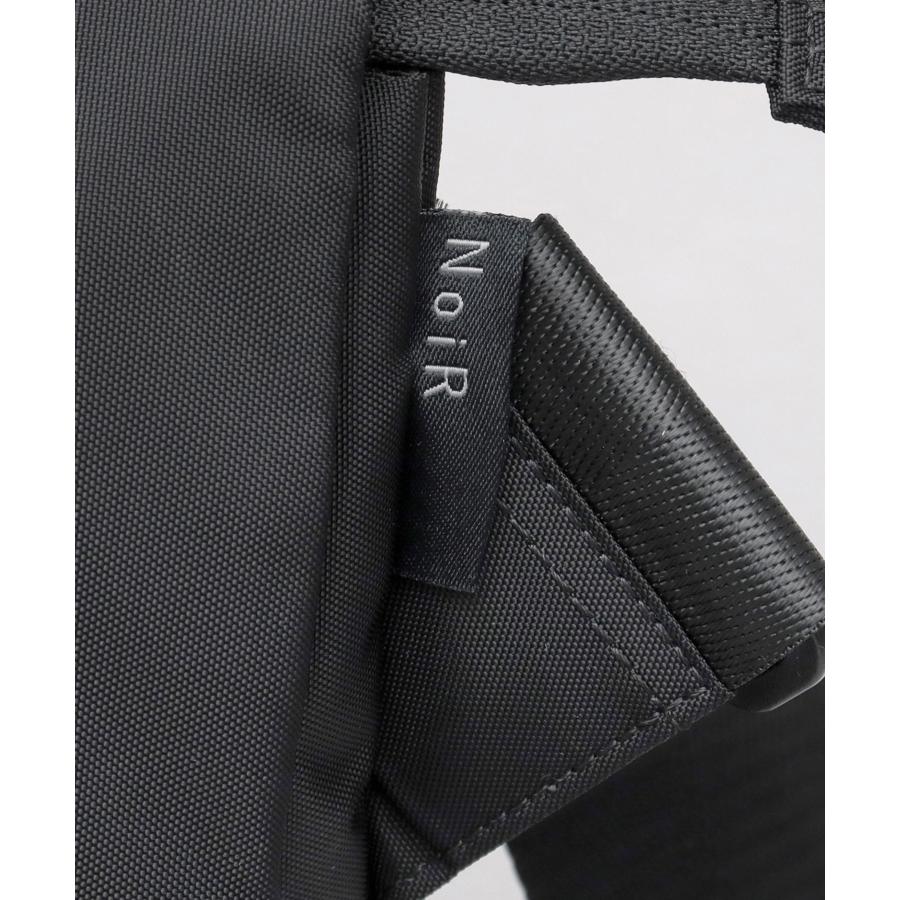 NoiR メッセンジャーバッグ メンズ レディース 撥水 レインカバー付き
