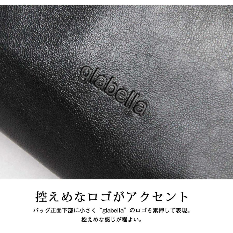 glabella 巾着バッグ ショルダーバッグ メンズ レディース 無地 黒