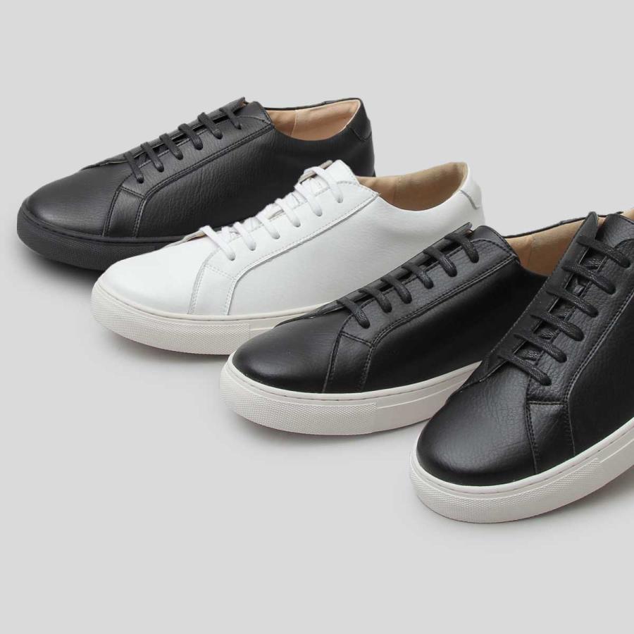 glabella レザー スニーカー メンズ 黒 白 レザースニーカー 牛 glabella レザー スニーカー メンズ 黒 白 レザースニーカー 牛
