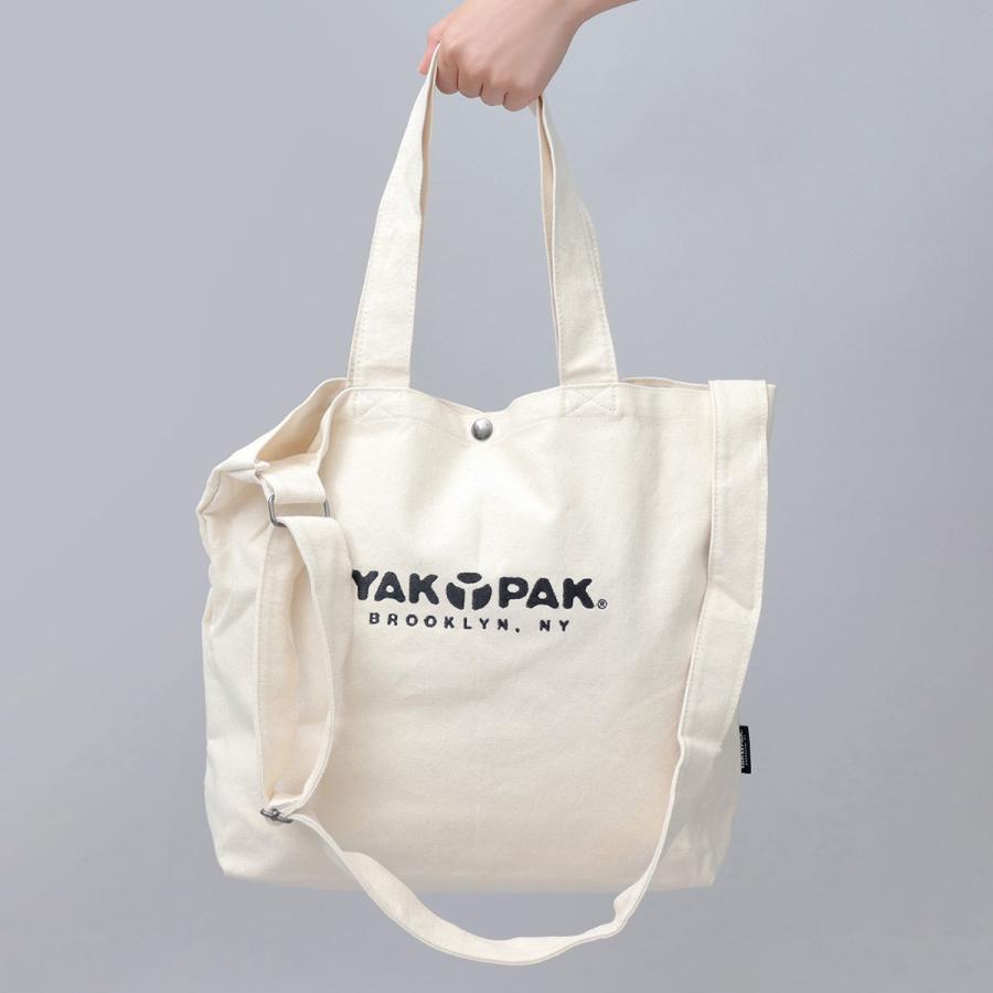 YAKPAK（ヤックパック） 2WAY キャンバス ショルダー トートバッグ 鞄