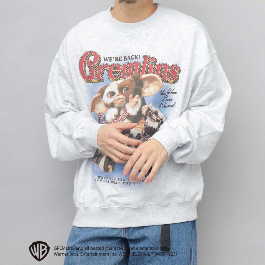 MUVEIL限定 グレムリン スウェット トレーナー スウェット 「Gremlins」グレムリン刺繍トレーナー メンズ