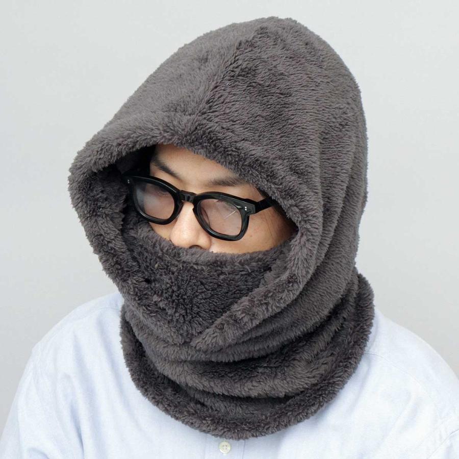 ネックウォーマー 2WAY フード付き メンズ レディース フードネック