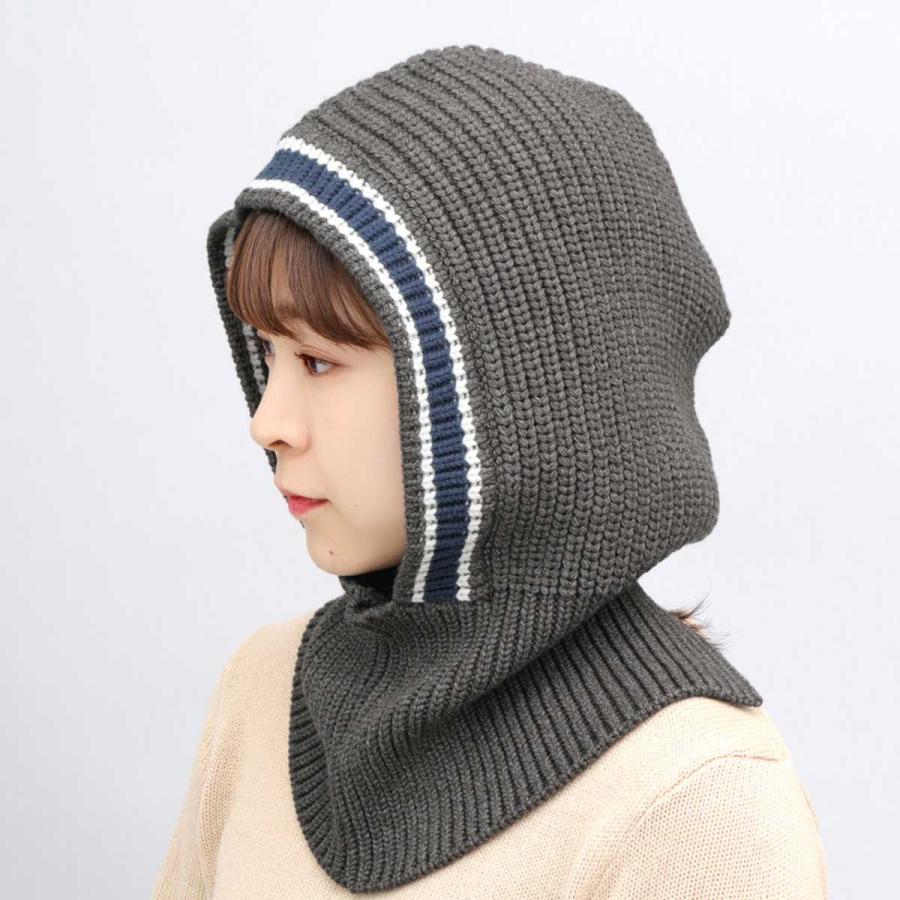 アダムエロペ バラクラバ　フード　グレー　ネックウォーマー アダムエロペ バラクラバ フード グレー ネックウォーマー