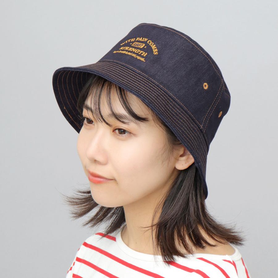 A.M.S. バケットハット メンズ レディース ハット バケハ 帽子 デニム