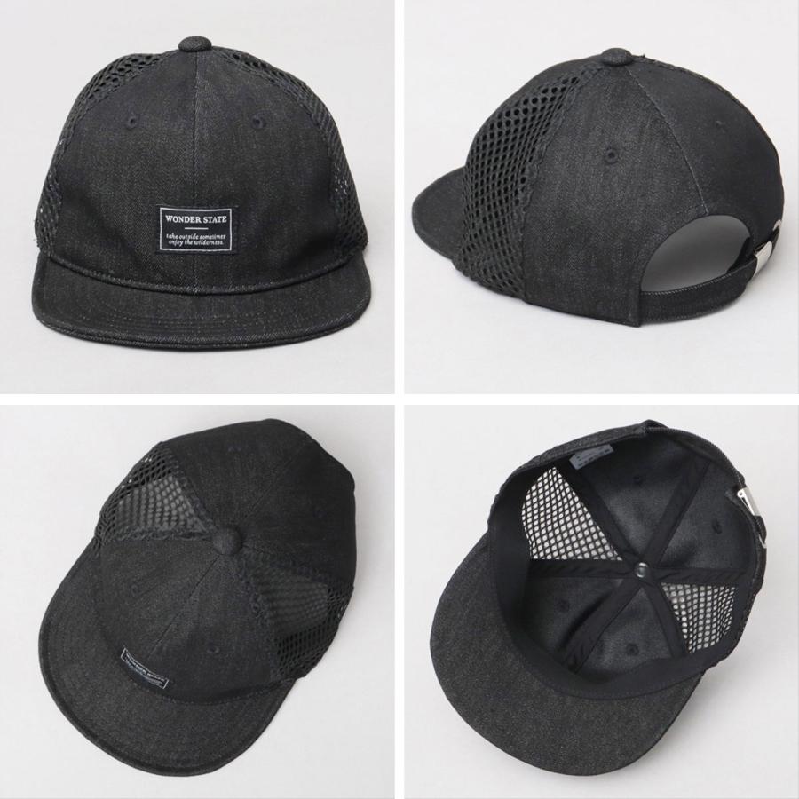 A.M.S. アンパイアキャップ メンズ レディース デニム メッシュ