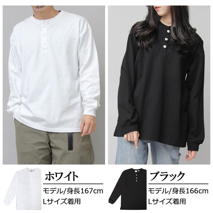 Goodwear グッドウェア ロングスリーブTシャツ ヘンリーネック ビッグT USAコットン ヘビーウェイト｜a-m-s｜12