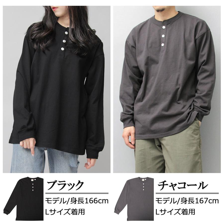 【まささま専用】グッドウエア goodwear ロンT アメリカ製 XL Goodwear（グッドウェア） ロングスリーブTシャツ ヘンリーネック