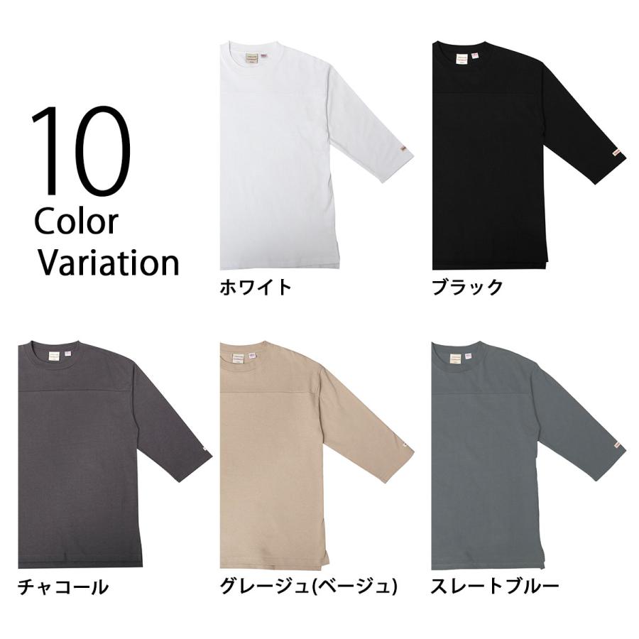 Goodwear グッドウェア 七分袖Tシャツ 7分袖 Tシャツ メンズ USAコットン ヘビーウェイト｜a-m-s｜10