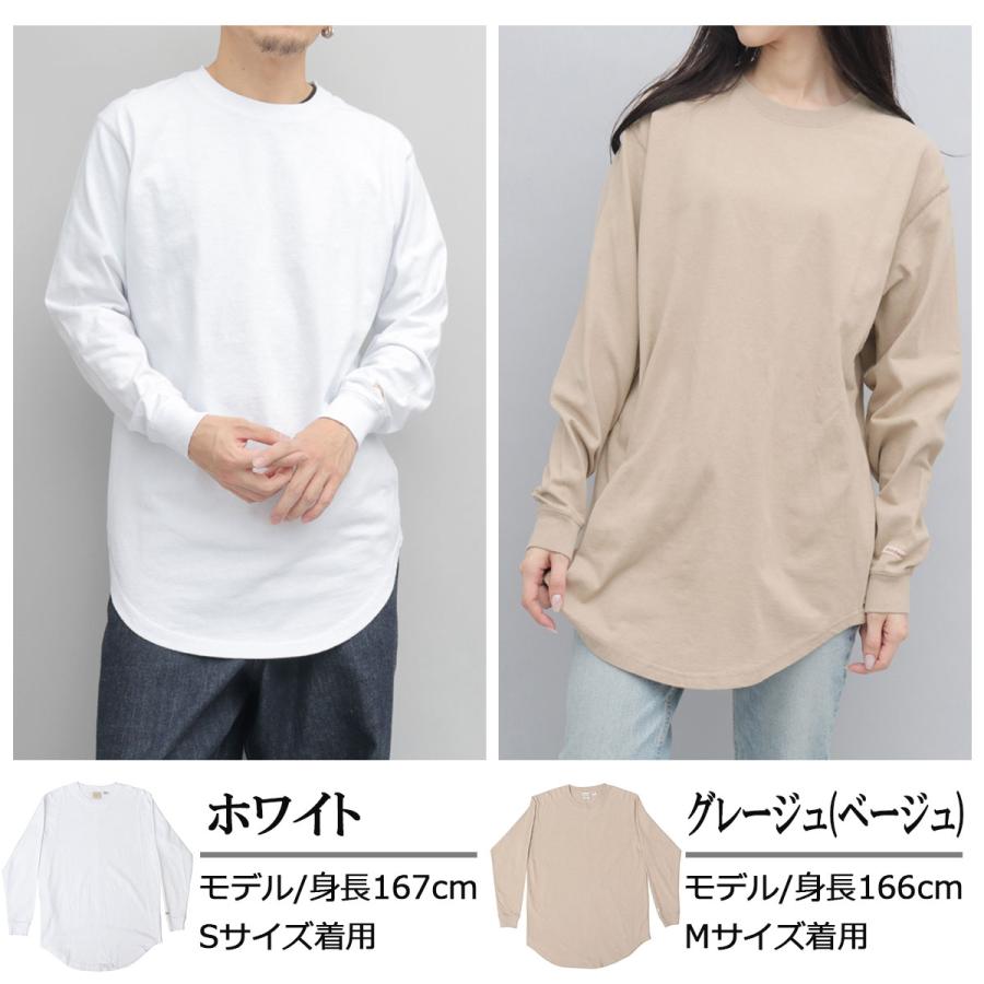 Goodwear グッドウェア 袖リブ ロングスリーブTシャツ USAコットン ロング丈 長袖 無地｜a-m-s｜13