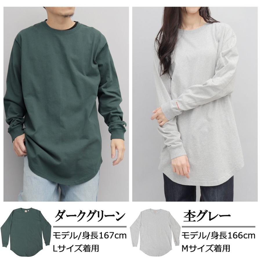 Goodwear グッドウェア 袖リブ ロングスリーブTシャツ USAコットン ロング丈 長袖 無地｜a-m-s｜15